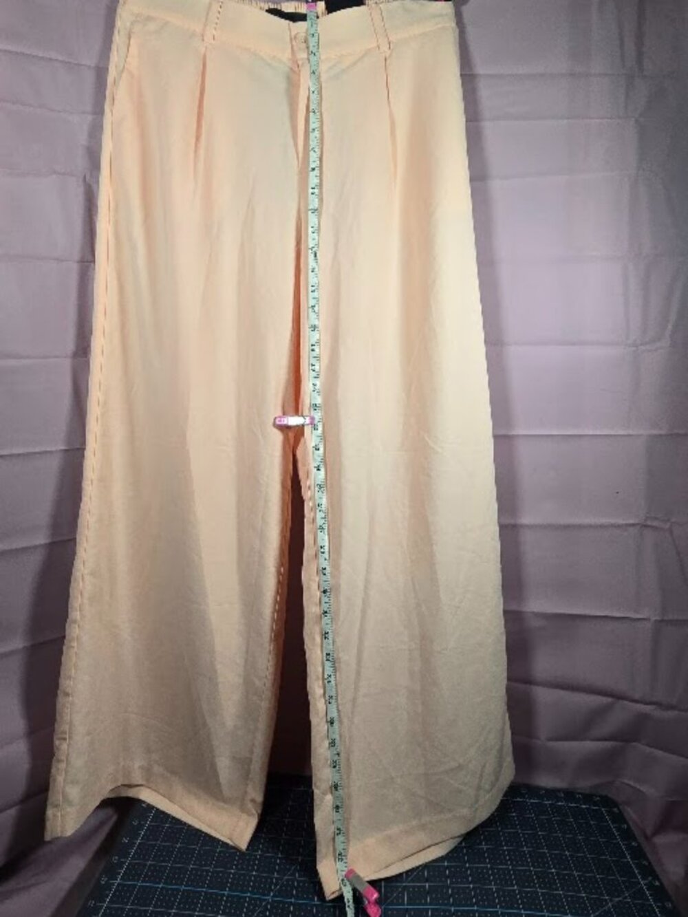 Torrid Studio Impatient Pink Crepe High Waist Wide Leg Dress Pants Size 12